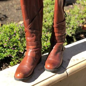 Miz Mooz Brown Leather Kira Riding Boots (Size 6)